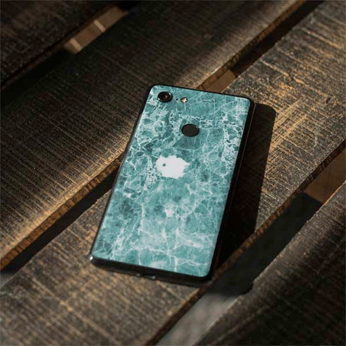 Crushed Turquoise Google Pixel 3 XL Skin